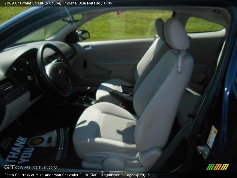 Imperial Blue Metallic / Gray 2009 Chevrolet Cobalt LS Coupe
