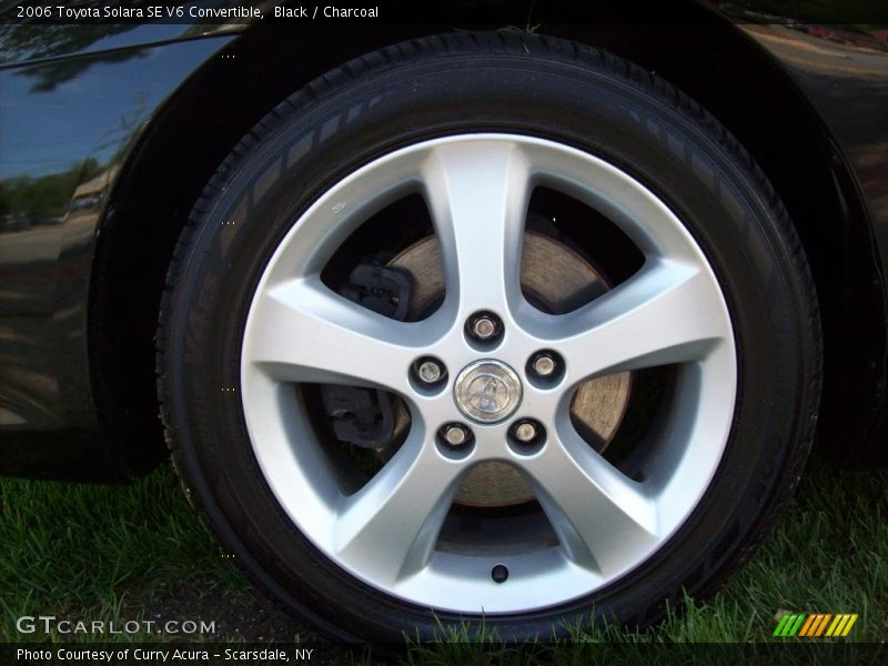 Black / Charcoal 2006 Toyota Solara SE V6 Convertible