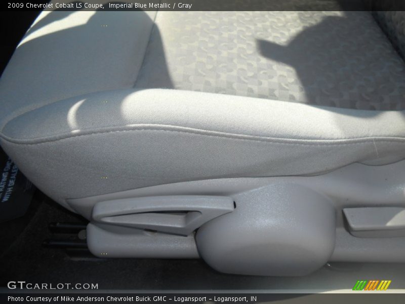 Imperial Blue Metallic / Gray 2009 Chevrolet Cobalt LS Coupe