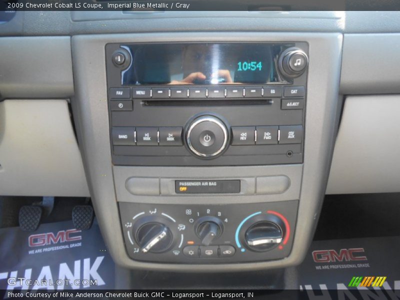 Imperial Blue Metallic / Gray 2009 Chevrolet Cobalt LS Coupe