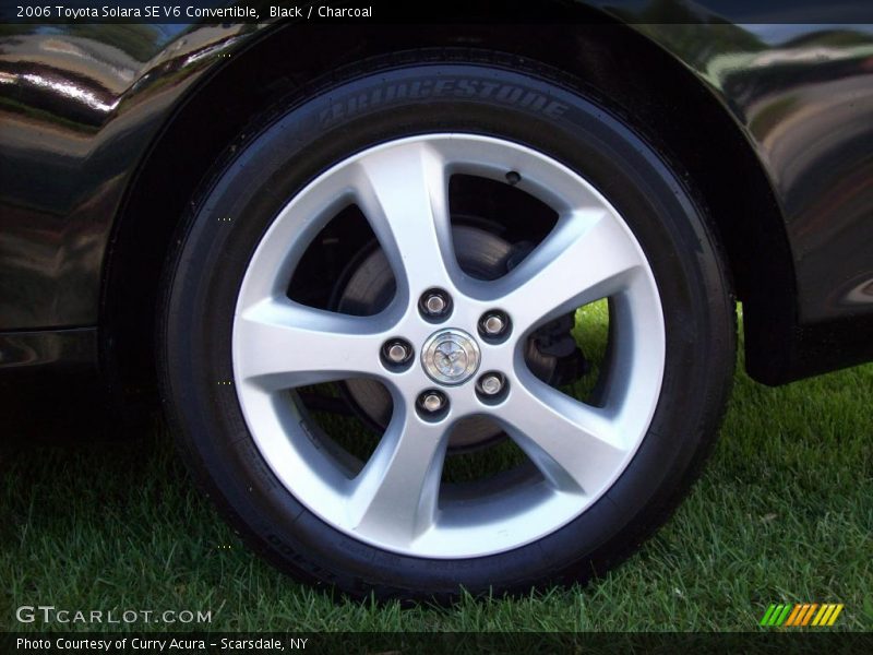 Black / Charcoal 2006 Toyota Solara SE V6 Convertible