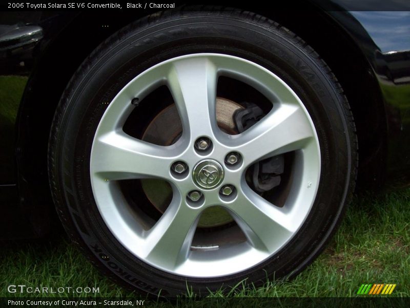 Black / Charcoal 2006 Toyota Solara SE V6 Convertible