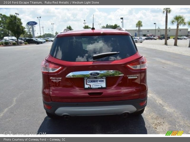 Ruby Red Metallic / Medium Light Stone 2016 Ford Escape Titanium