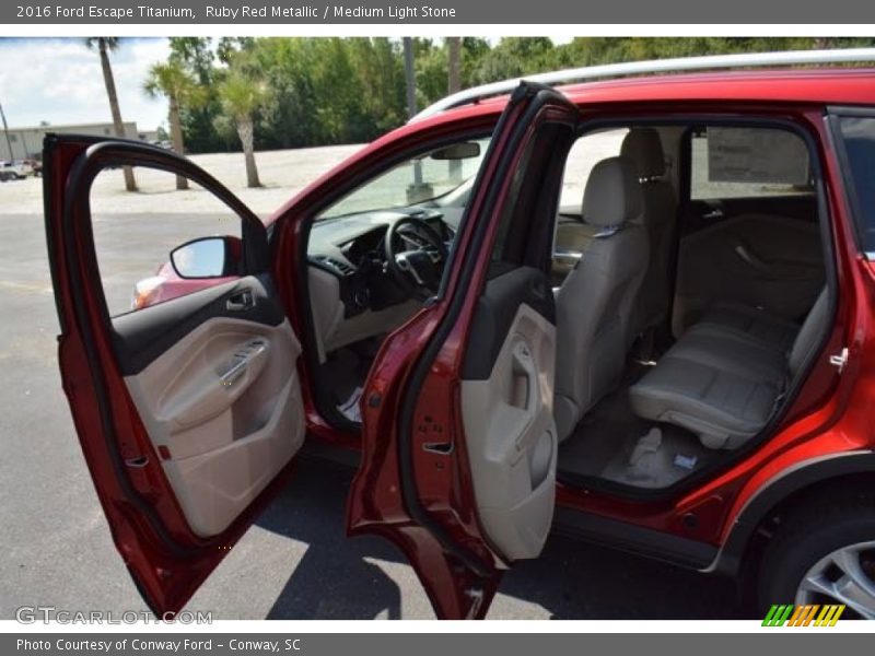 Ruby Red Metallic / Medium Light Stone 2016 Ford Escape Titanium