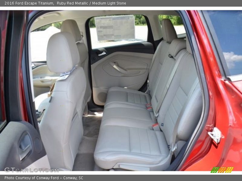 Ruby Red Metallic / Medium Light Stone 2016 Ford Escape Titanium