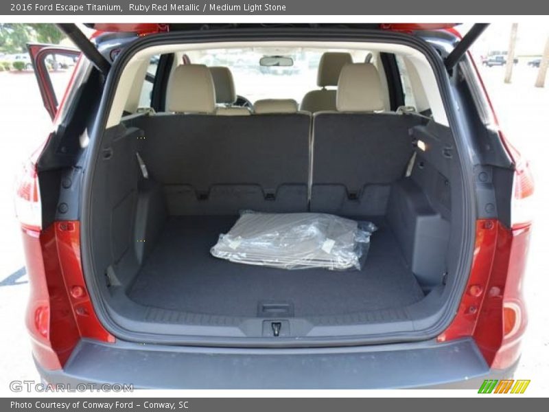 Ruby Red Metallic / Medium Light Stone 2016 Ford Escape Titanium