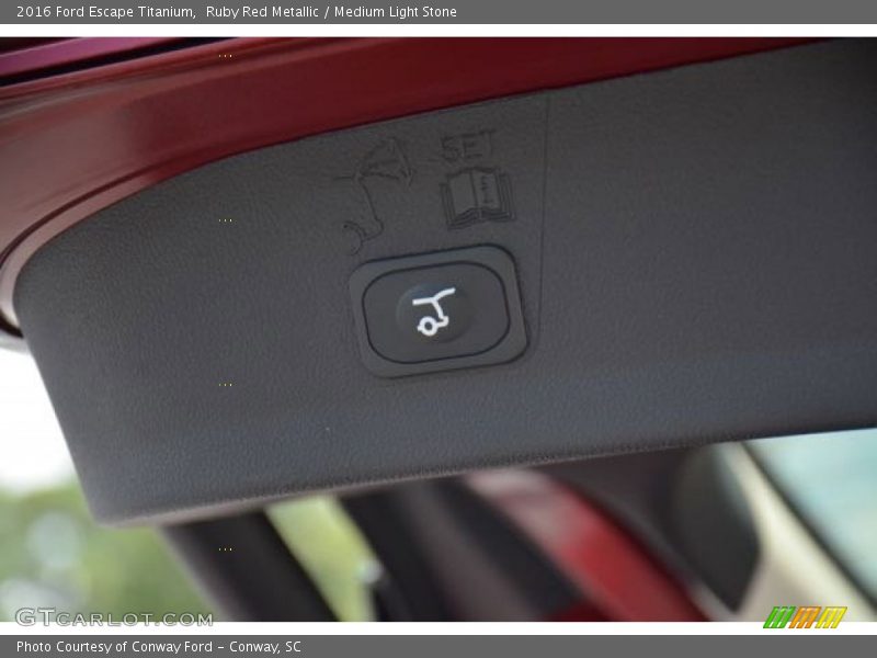 Ruby Red Metallic / Medium Light Stone 2016 Ford Escape Titanium
