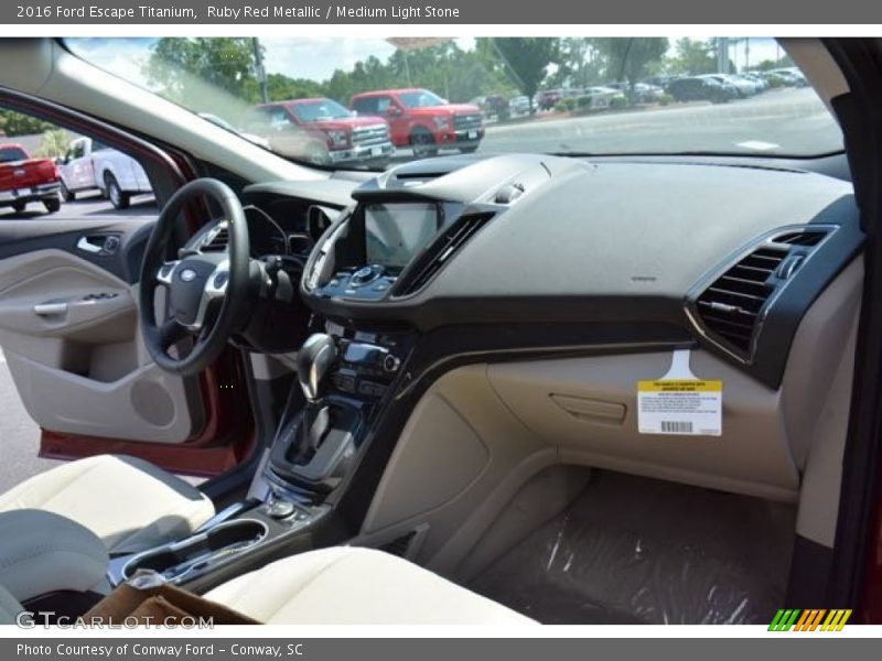 Ruby Red Metallic / Medium Light Stone 2016 Ford Escape Titanium