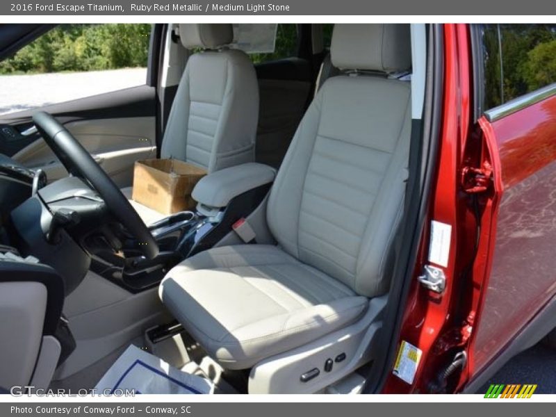 Ruby Red Metallic / Medium Light Stone 2016 Ford Escape Titanium