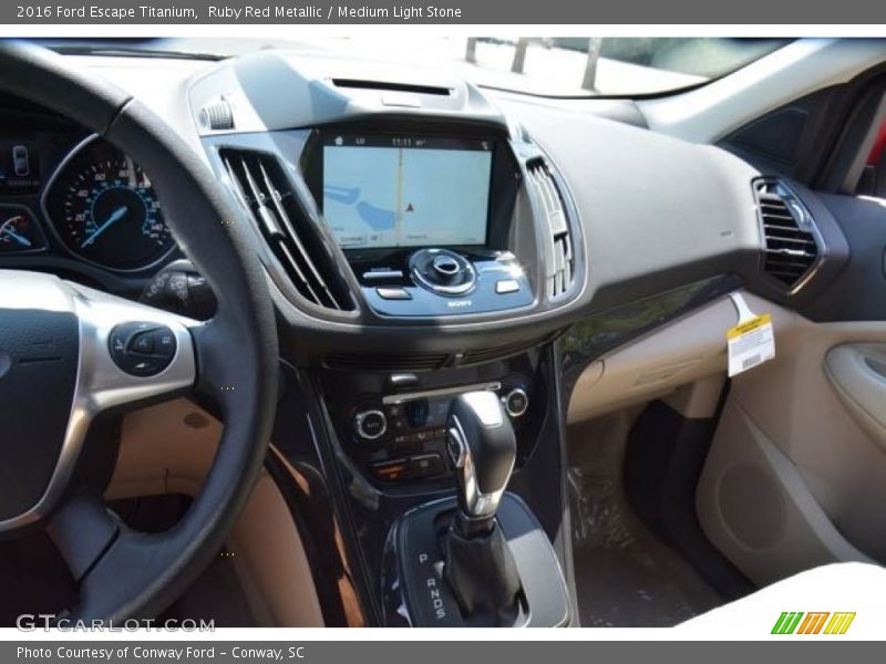 Ruby Red Metallic / Medium Light Stone 2016 Ford Escape Titanium