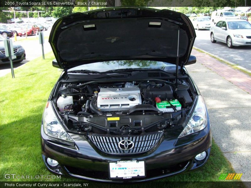 Black / Charcoal 2006 Toyota Solara SE V6 Convertible
