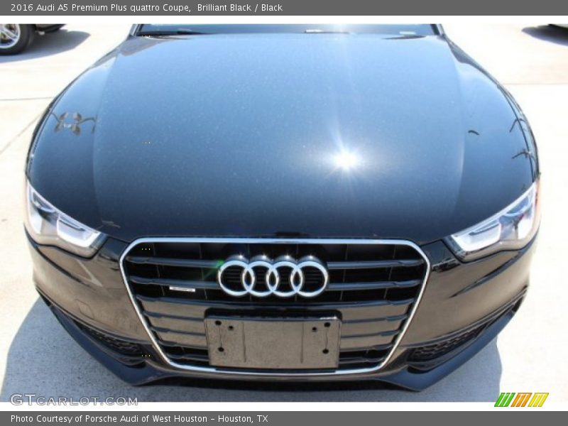 Brilliant Black / Black 2016 Audi A5 Premium Plus quattro Coupe