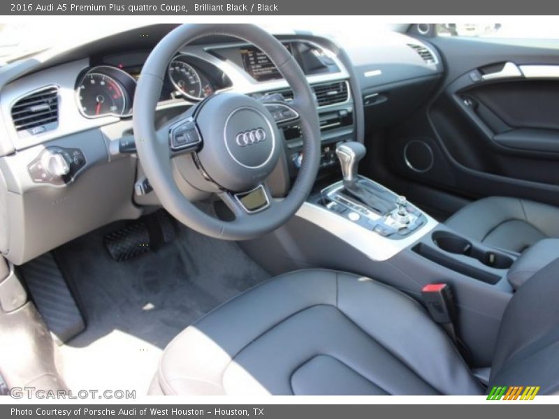  2016 A5 Premium Plus quattro Coupe Black Interior