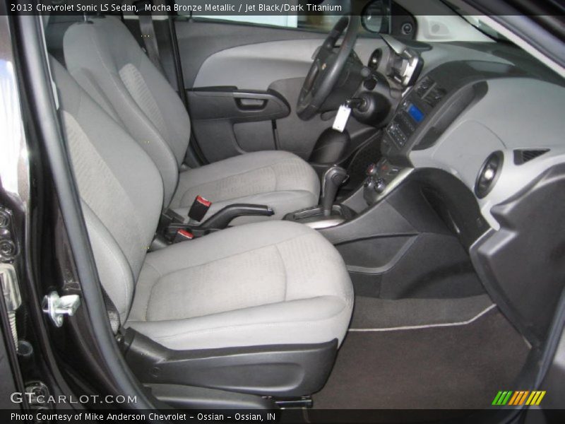 Mocha Bronze Metallic / Jet Black/Dark Titanium 2013 Chevrolet Sonic LS Sedan