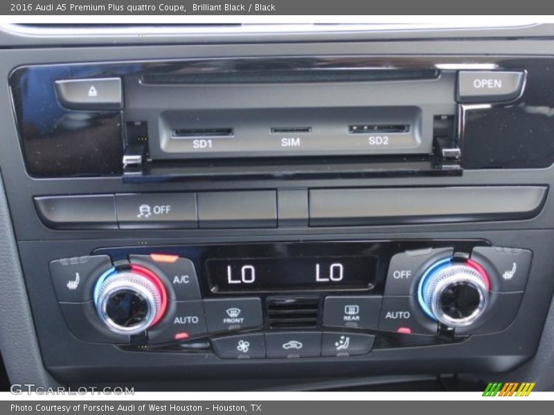 Brilliant Black / Black 2016 Audi A5 Premium Plus quattro Coupe