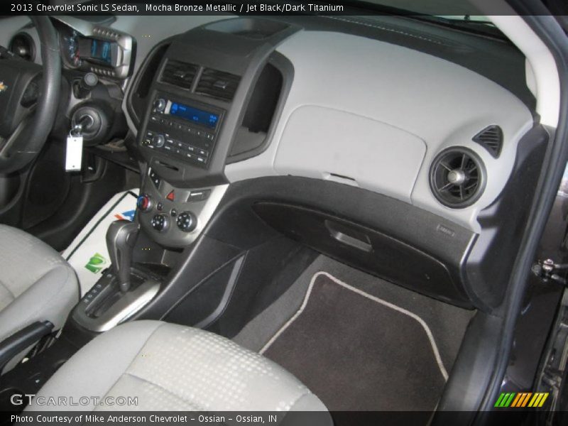 Mocha Bronze Metallic / Jet Black/Dark Titanium 2013 Chevrolet Sonic LS Sedan