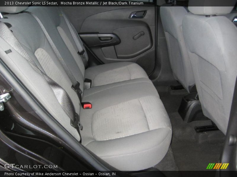 Mocha Bronze Metallic / Jet Black/Dark Titanium 2013 Chevrolet Sonic LS Sedan
