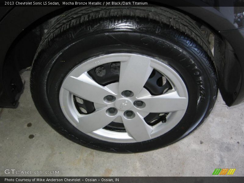 Mocha Bronze Metallic / Jet Black/Dark Titanium 2013 Chevrolet Sonic LS Sedan