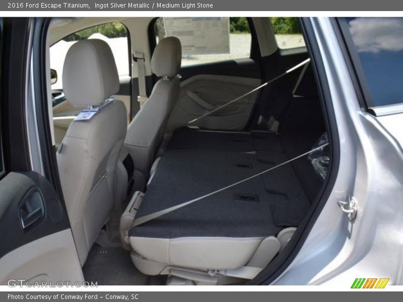 Ingot Silver Metallic / Medium Light Stone 2016 Ford Escape Titanium