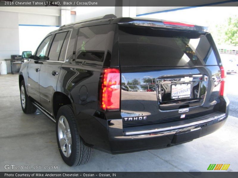 Black / Cocoa/Dune 2016 Chevrolet Tahoe LTZ 4WD
