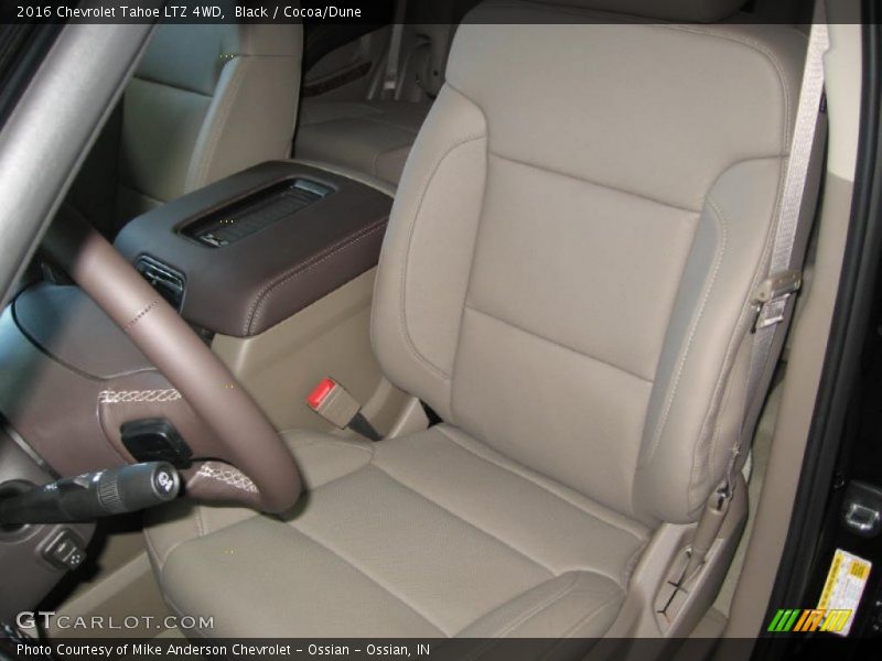 Front Seat of 2016 Tahoe LTZ 4WD