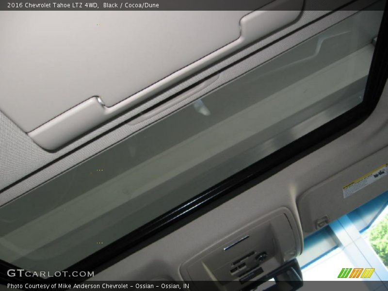 Sunroof of 2016 Tahoe LTZ 4WD