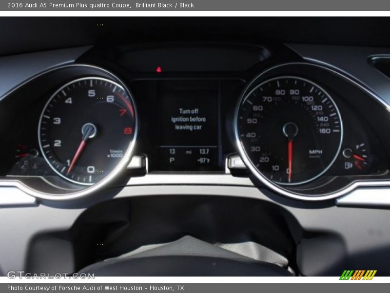  2016 A5 Premium Plus quattro Coupe Premium Plus quattro Coupe Gauges