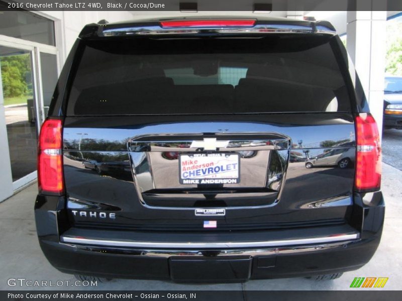 Black / Cocoa/Dune 2016 Chevrolet Tahoe LTZ 4WD