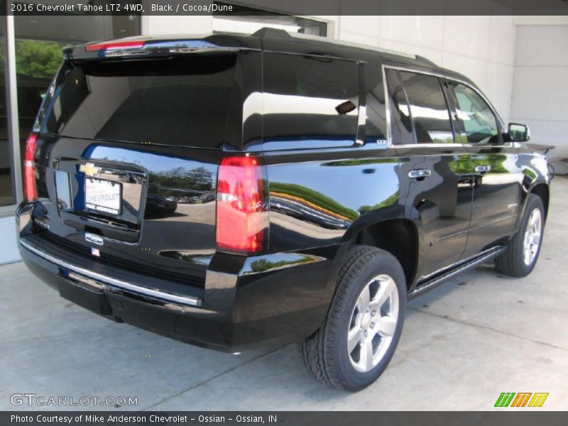 Black / Cocoa/Dune 2016 Chevrolet Tahoe LTZ 4WD