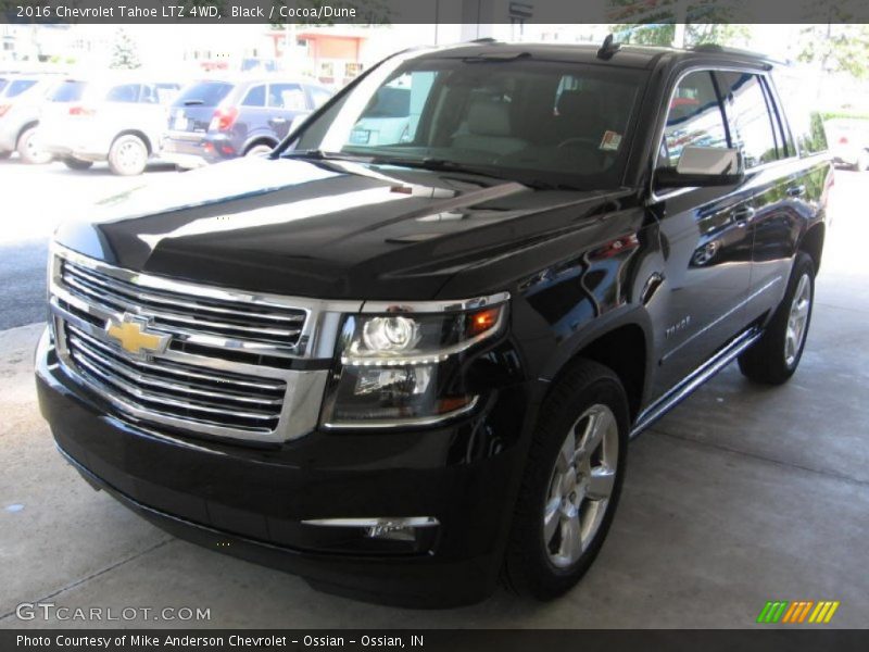 Black / Cocoa/Dune 2016 Chevrolet Tahoe LTZ 4WD