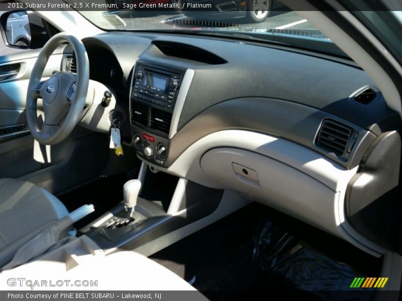 Sage Green Metallic / Platinum 2012 Subaru Forester 2.5 X Premium