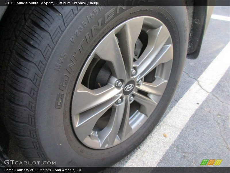 Platinum Graphite / Beige 2016 Hyundai Santa Fe Sport