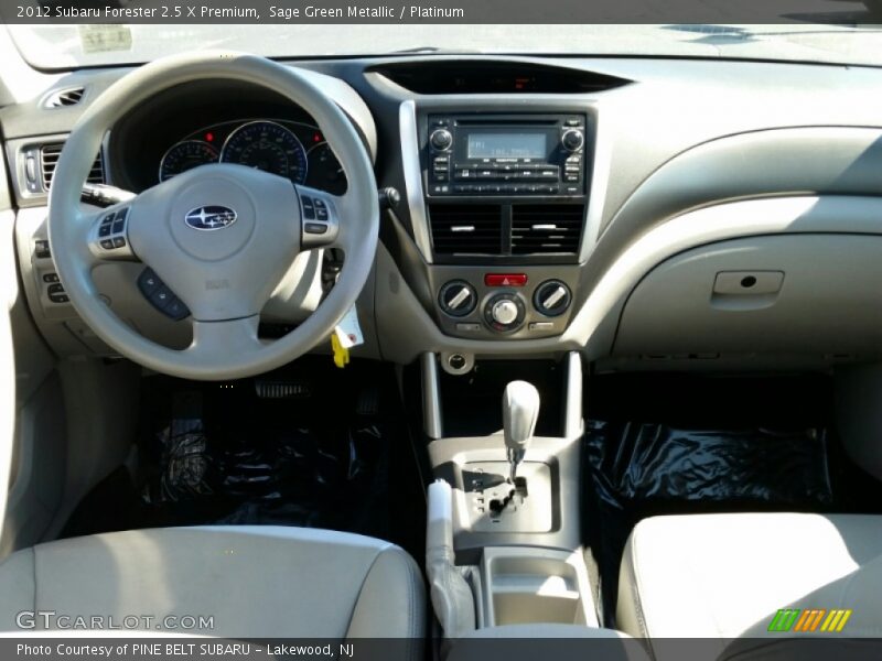 Sage Green Metallic / Platinum 2012 Subaru Forester 2.5 X Premium