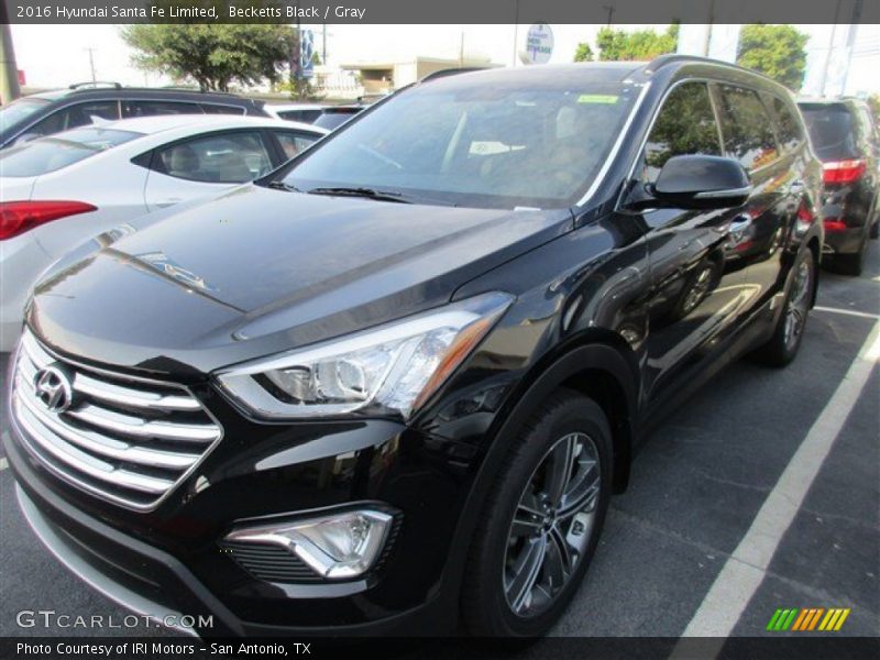 Becketts Black / Gray 2016 Hyundai Santa Fe Limited