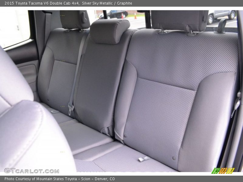 Silver Sky Metallic / Graphite 2015 Toyota Tacoma V6 Double Cab 4x4
