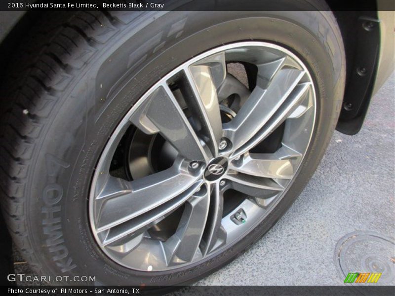 Becketts Black / Gray 2016 Hyundai Santa Fe Limited