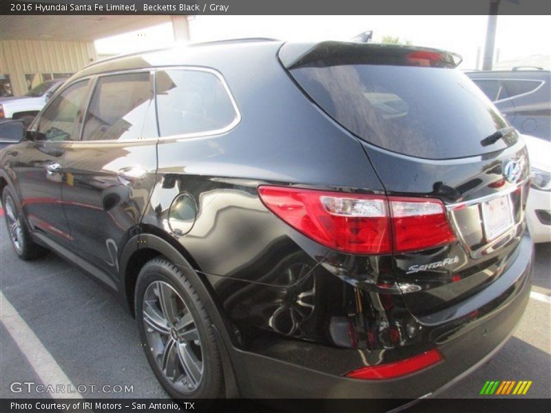 Becketts Black / Gray 2016 Hyundai Santa Fe Limited