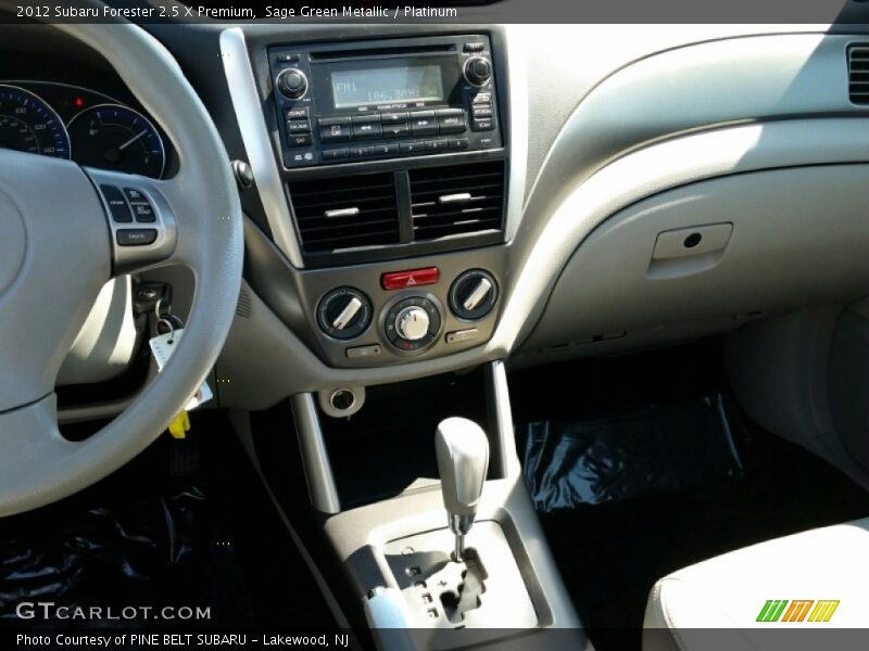Sage Green Metallic / Platinum 2012 Subaru Forester 2.5 X Premium
