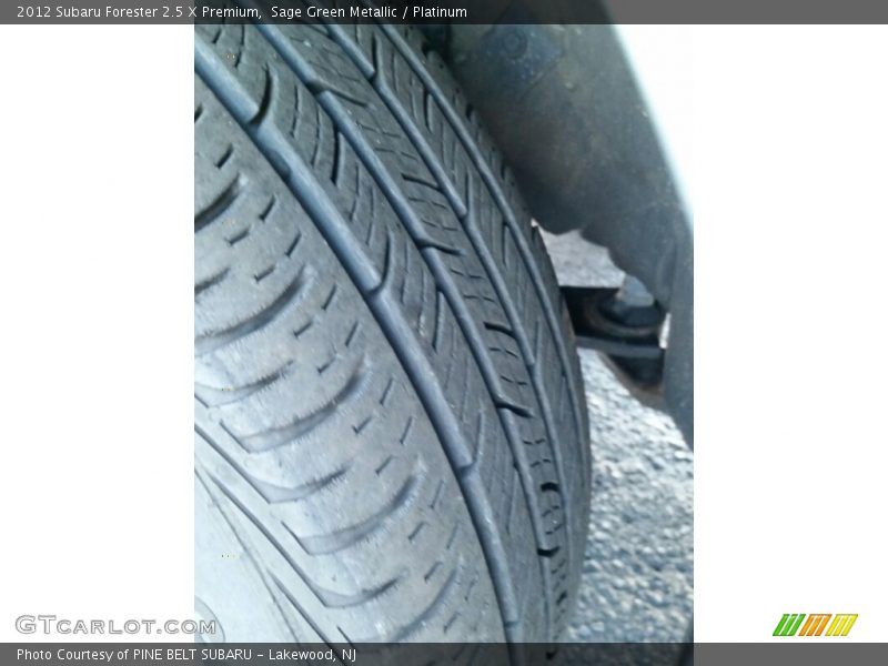 Sage Green Metallic / Platinum 2012 Subaru Forester 2.5 X Premium