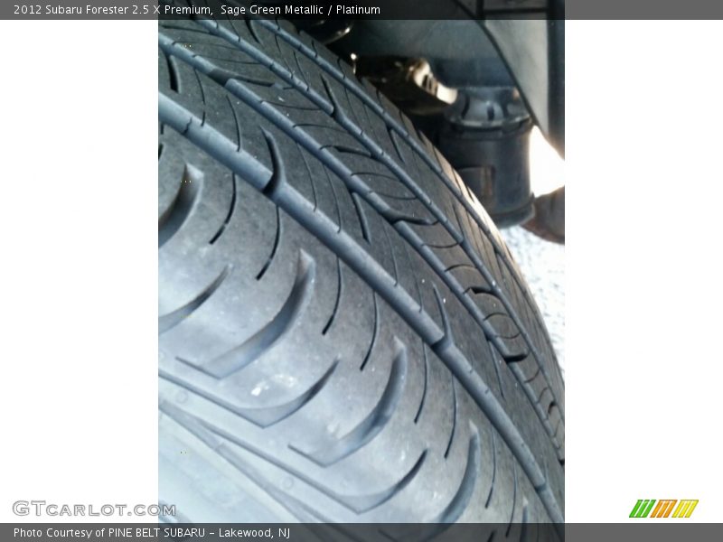 Sage Green Metallic / Platinum 2012 Subaru Forester 2.5 X Premium