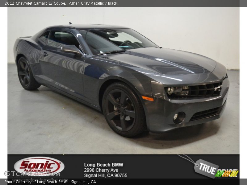 Ashen Gray Metallic / Black 2012 Chevrolet Camaro LS Coupe