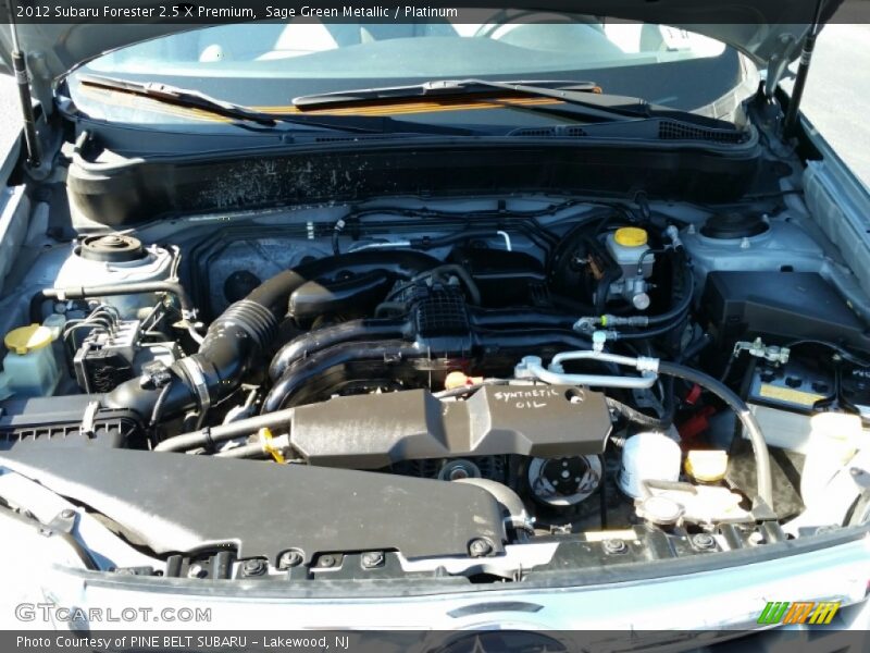 Sage Green Metallic / Platinum 2012 Subaru Forester 2.5 X Premium