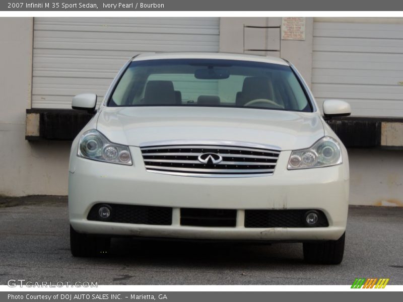 Ivory Pearl / Bourbon 2007 Infiniti M 35 Sport Sedan