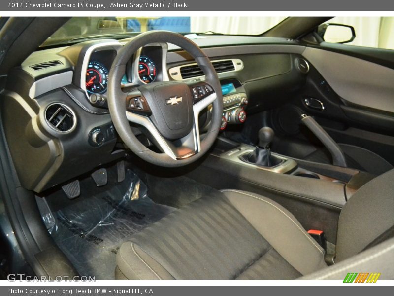 Ashen Gray Metallic / Black 2012 Chevrolet Camaro LS Coupe