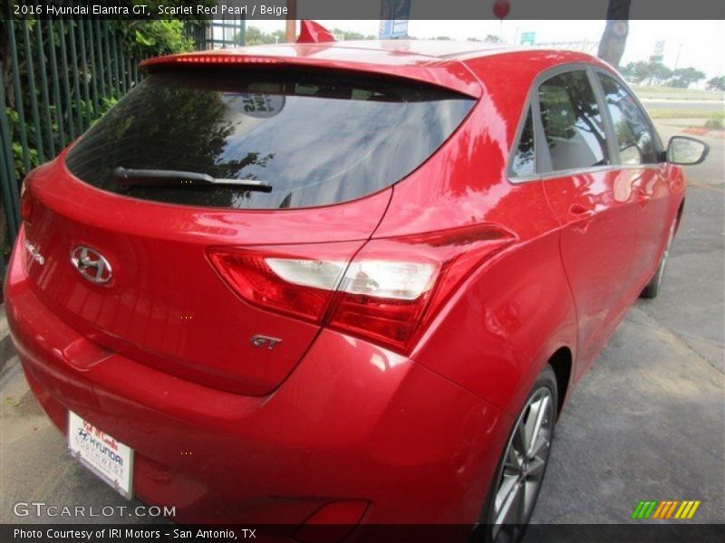 Scarlet Red Pearl / Beige 2016 Hyundai Elantra GT