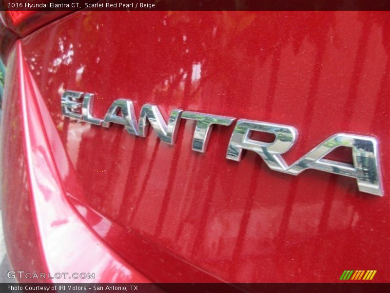 Scarlet Red Pearl / Beige 2016 Hyundai Elantra GT