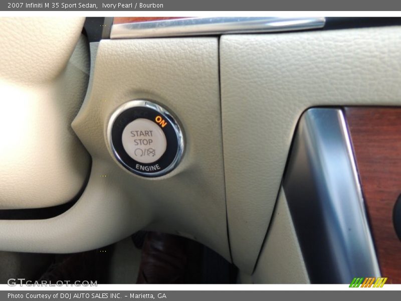 Ivory Pearl / Bourbon 2007 Infiniti M 35 Sport Sedan