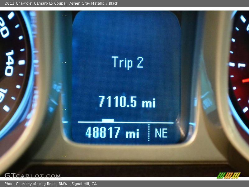 Ashen Gray Metallic / Black 2012 Chevrolet Camaro LS Coupe