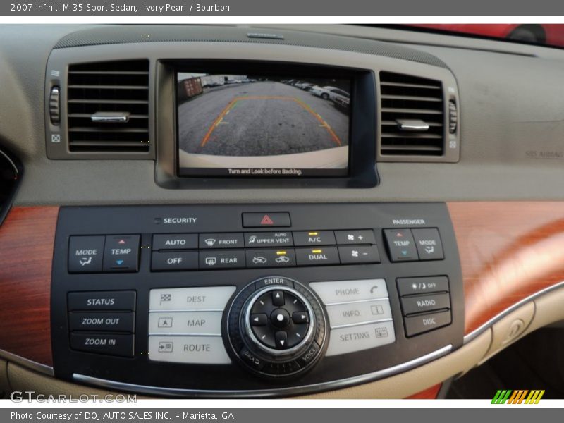 Ivory Pearl / Bourbon 2007 Infiniti M 35 Sport Sedan