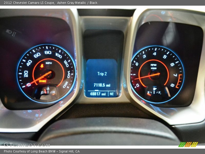 Ashen Gray Metallic / Black 2012 Chevrolet Camaro LS Coupe